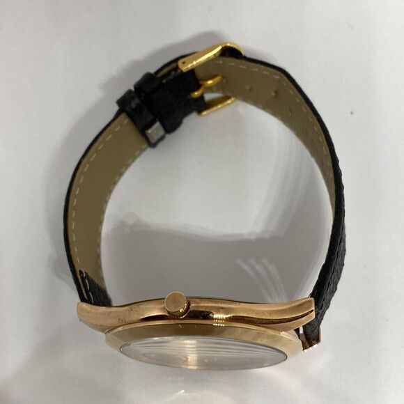 Michael Kors Runway MK3197 Unisex Black Leather Analog Dial Quartz Watch JK427 - Picture 8 of 12